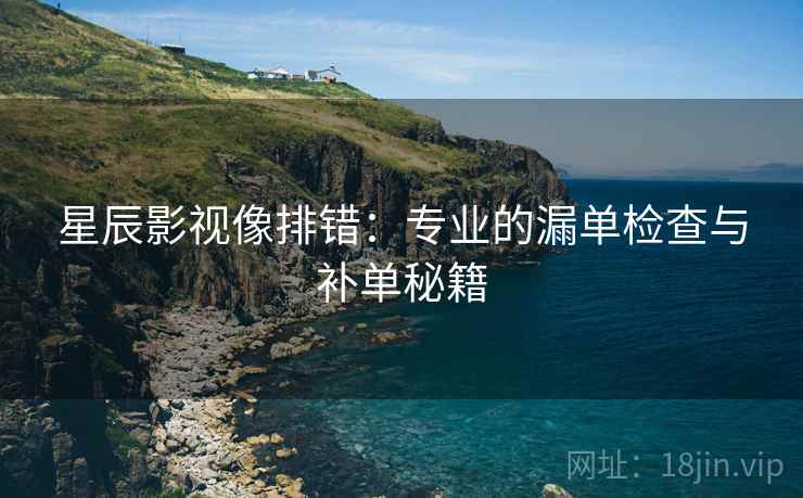 星辰影视像排错：专业的漏单检查与补单秘籍