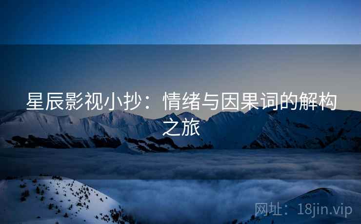 星辰影视小抄：情绪与因果词的解构之旅
