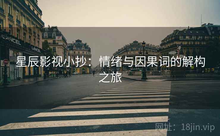 星辰影视小抄：情绪与因果词的解构之旅