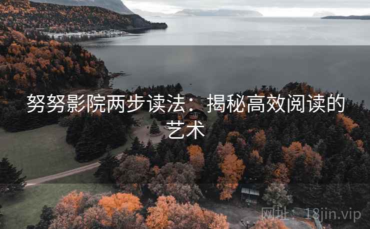 努努影院两步读法：揭秘高效阅读的艺术